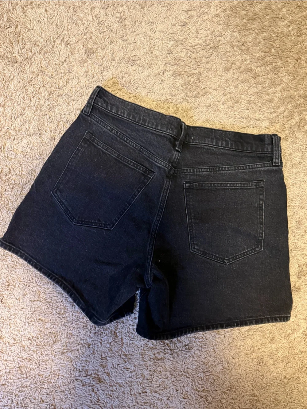 Abercrombie & Fitch Black Denim Cutoff Shorts
